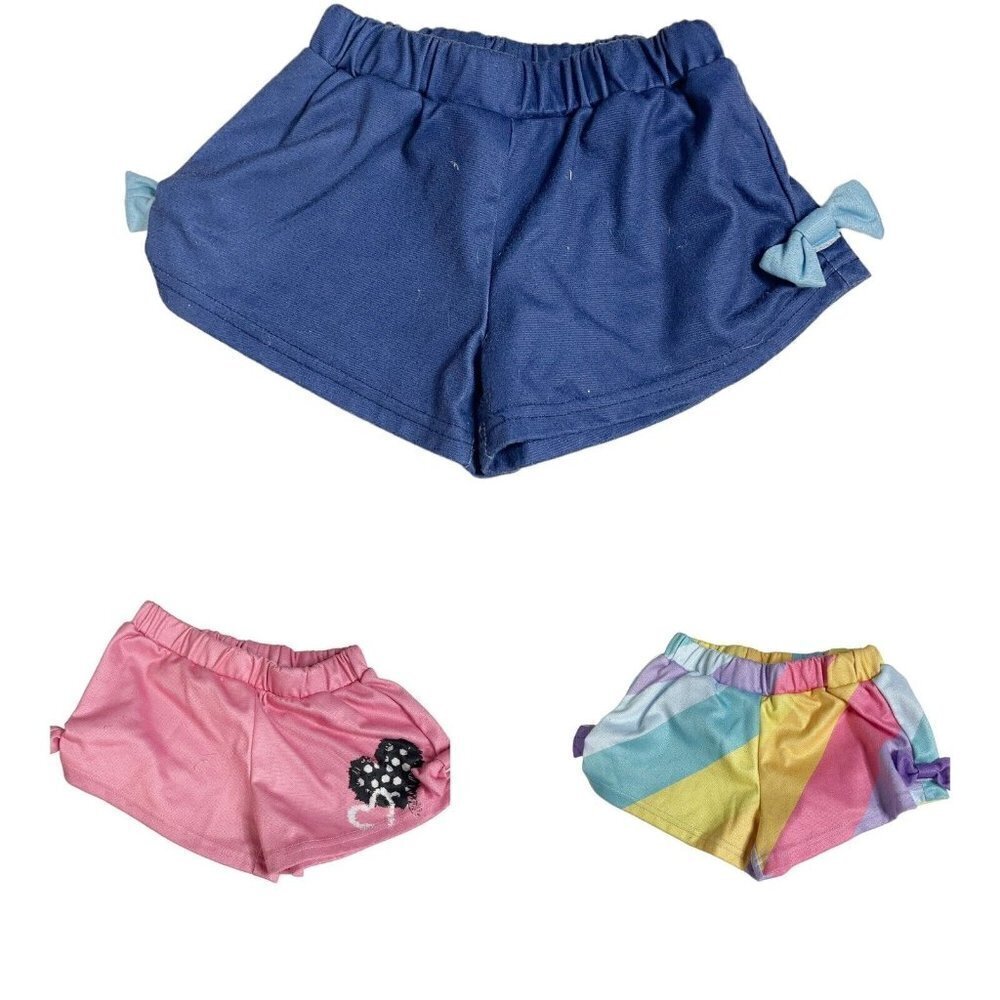 Sunshine Swing GIRLS SHORTS Lot of 3 Summer Stretch Blue Pink Colorful Sz‎ 7